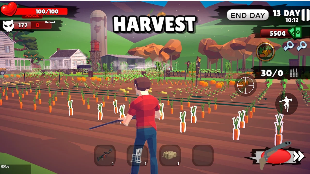 Zombie Ranch Simulator Survive - Gameplay image of android game