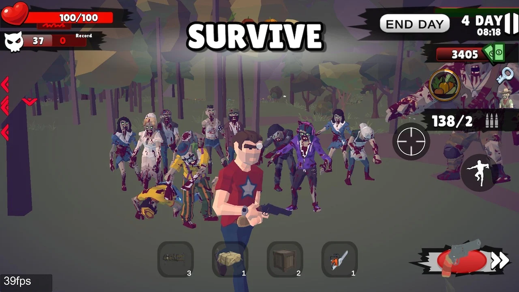 Zombie Ranch Simulator Survive - Gameplay image of android game