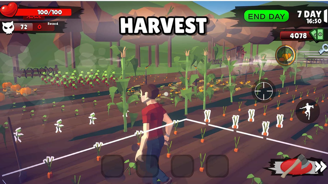 Zombie Ranch Simulator Survive - Gameplay image of android game