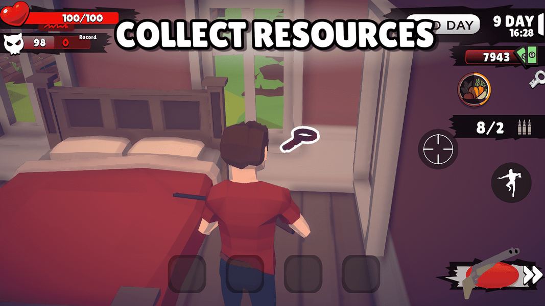 Zombie Ranch Simulator Survive - Gameplay image of android game