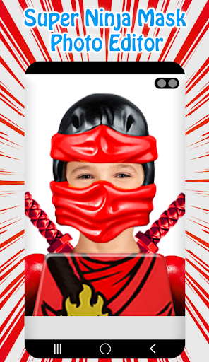 Super Ninja Mask Photo Editor - Image screenshot of android app