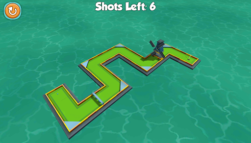 Mini Golf 3D - Gameplay image of android game