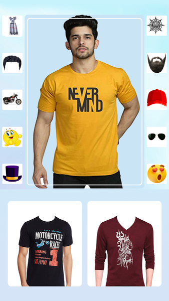 Men T-Shirt Photo Editor - Image screenshot of android app