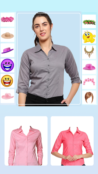 Women Formal Shirt PhotoEditor - عکس برنامه موبایلی اندروید