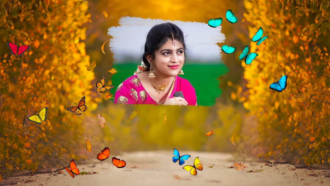 Butterfly Photo Editor -Frames - Image screenshot of android app