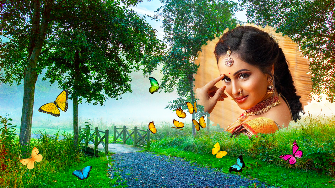 Butterfly Photo Editor -Frames - Image screenshot of android app
