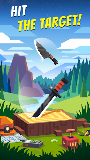 Flippy Knife: 3D flipping game - Gameplay image of android game