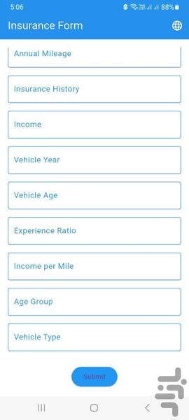 بیمه خودرو - Image screenshot of android app