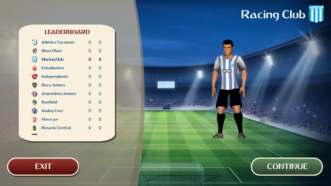 ARGENTINE FOOTBALL LEAGUE (ARGENTINA FOOTBALL) - Gameplay image of android game