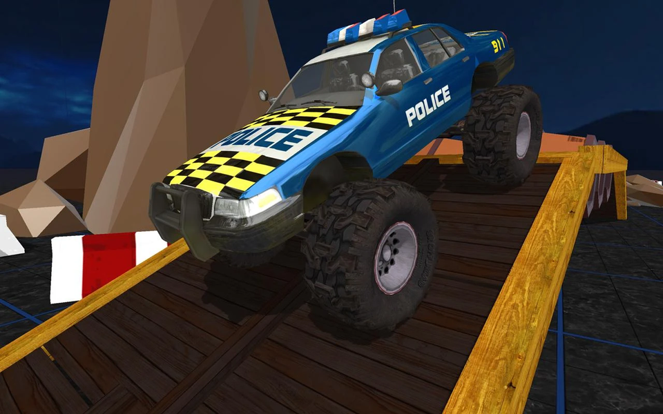 Monster Truck Driving Sim 3D - Gameplay image of android game