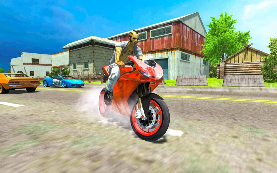 Police Motorbike Driver - Gameplay image of android game