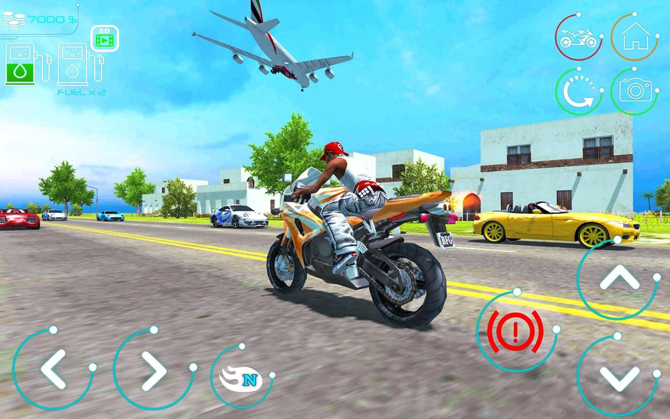 Police Motorbike Driver - Gameplay image of android game
