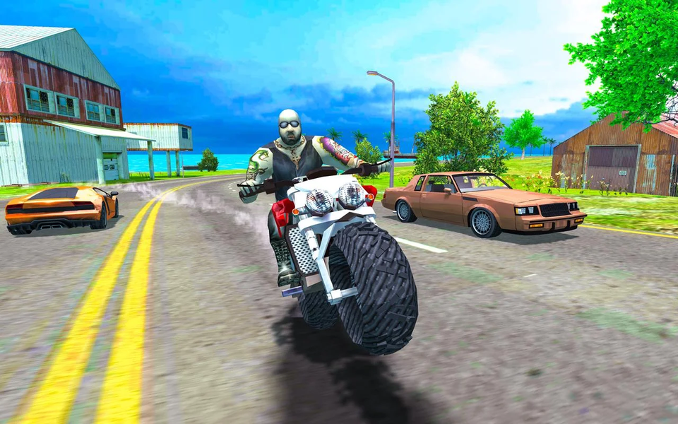 Police Motorbike Driver - عکس بازی موبایلی اندروید