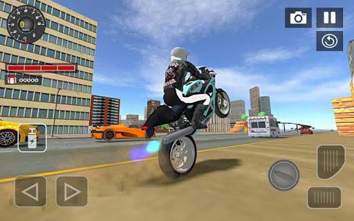 Sports bike simulator Drift 3D - Gameplay image of android game
