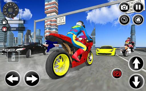 Motorbike Stunt Super Hero 3D - Image screenshot of android app