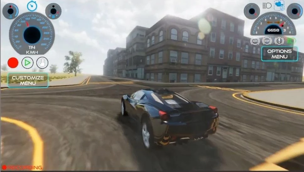 Ultimate City Car Simulator 20 - Gameplay image of android game