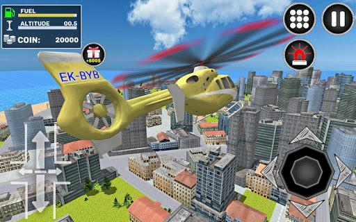 City Helicopter Flight - Gameplay image of android game
