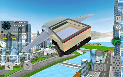 Modern Flying Car Driving Sim - Gameplay image of android game