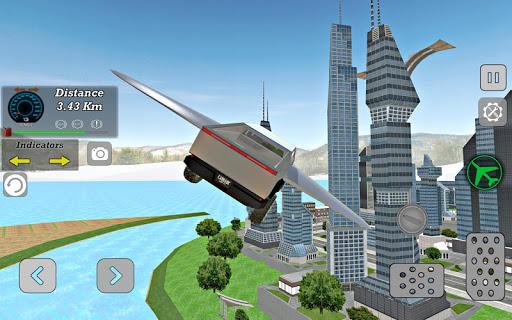 Modern Flying Car Driving Sim - Gameplay image of android game