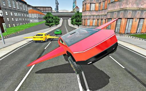 Modern Flying Car Driving Sim - Gameplay image of android game