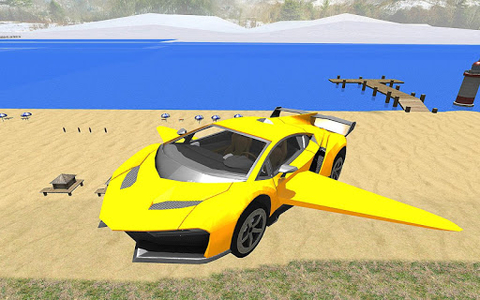 Real Flying Car Simulator - عکس بازی موبایلی اندروید