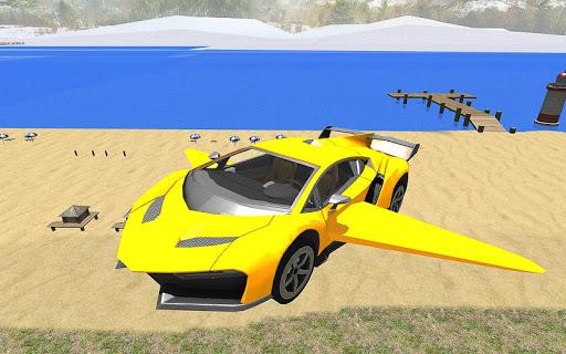 Flying Car Crash Simulator - Gameplay image of android game
