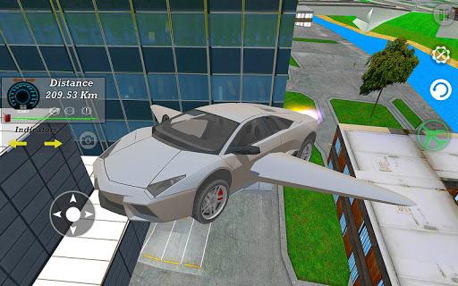 Flying Car Crash Simulator - Gameplay image of android game