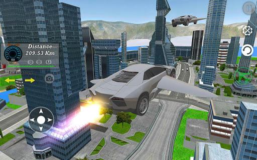 Flying Car Crash Simulator - Gameplay image of android game