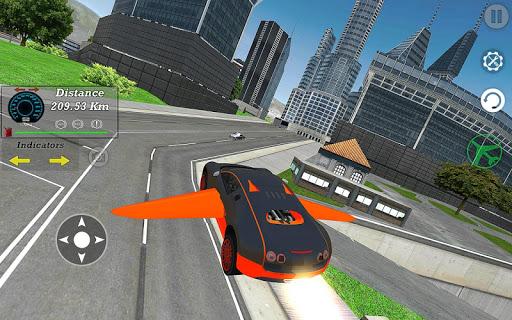 Flying Car Crash Simulator - Gameplay image of android game