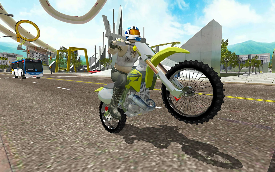 Motorbike Rush Drive Simulator - عکس بازی موبایلی اندروید