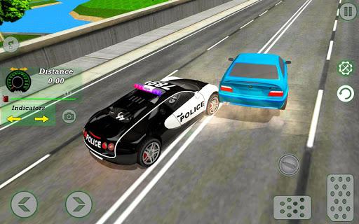 Cop Driver - Police Car Sim - Gameplay image of android game