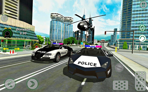 Cop Driver - Police Car Simulator - Gameplay image of android game