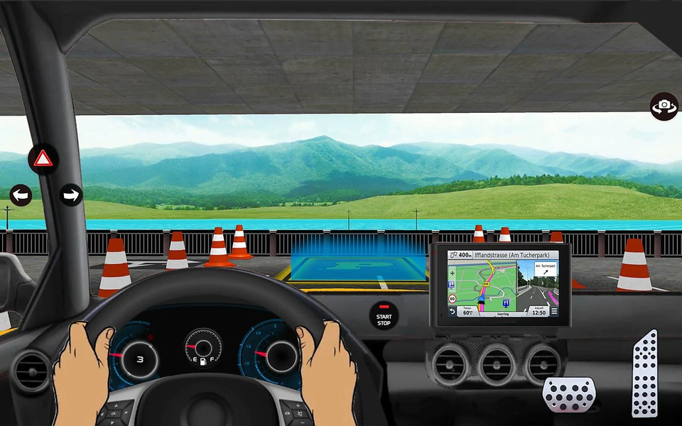 Sleepy Taxi - Car Driving Game - Gameplay image of android game