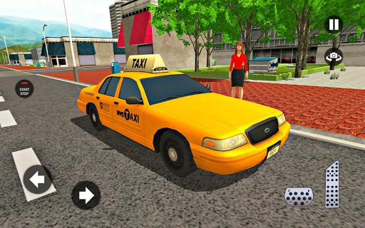 Real Taxi Car Simulator Driver - Gameplay image of android game
