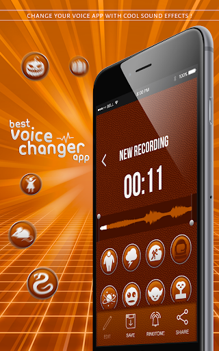 Voice Changer App - عکس برنامه موبایلی اندروید