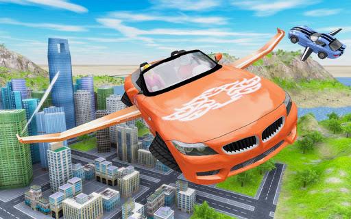 Flying Car Extreme Simulator - Gameplay image of android game