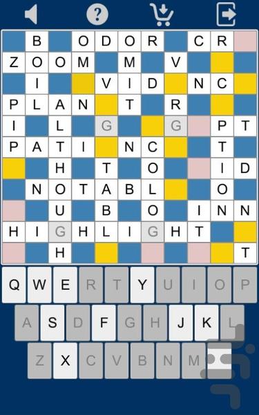 CrossWord - Gameplay image of android game