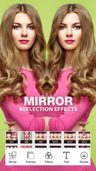 Photo Mirror Reflection Pro - - عکس برنامه موبایلی اندروید