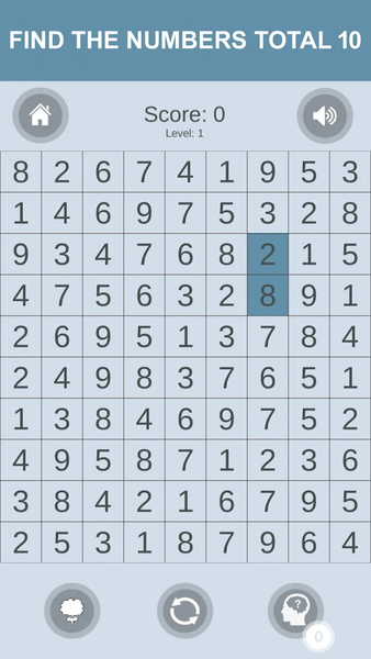 Number Games: Match Ten - Gameplay image of android game