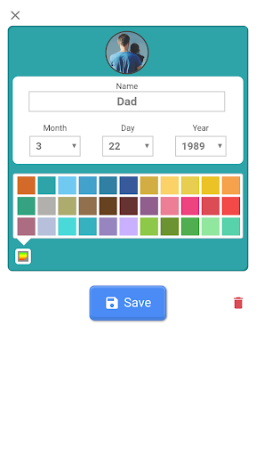 Birthday Countdown - Image screenshot of android app