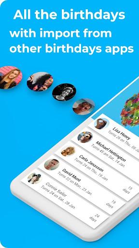 Birthday Calendar & Reminder - Image screenshot of android app