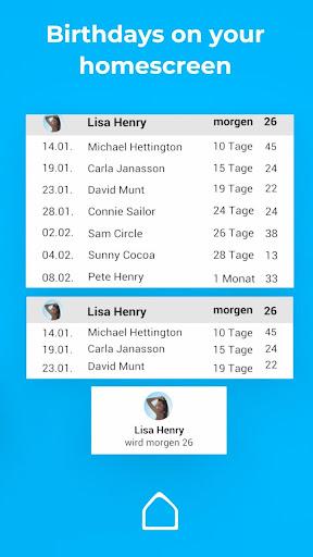 Birthday Calendar & Reminder - Image screenshot of android app