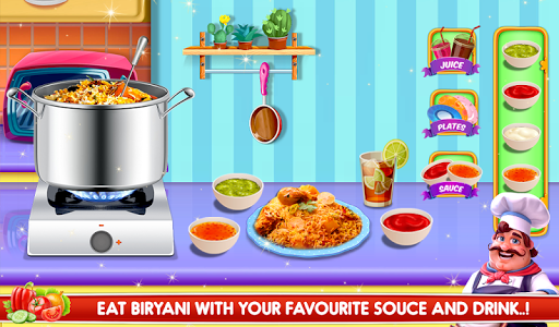 Biryani Cooking Indian Super Chef Food Game - Gameplay image of android game