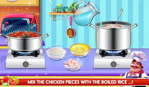 Biryani Cooking Indian Super Chef Food Game - Gameplay image of android game