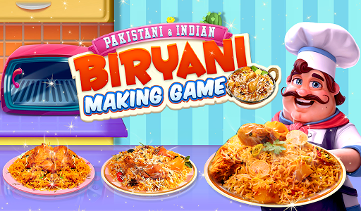 Biryani Cooking Indian Super Chef Food Game - Gameplay image of android game