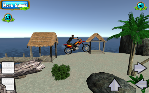 Bike Tricks: Hawaii Trails - Gameplay image of android game