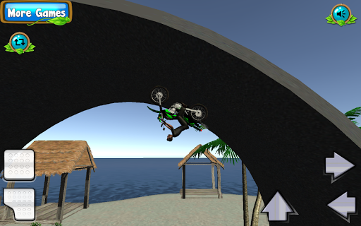 Bike Tricks: Hawaii Trails - Gameplay image of android game