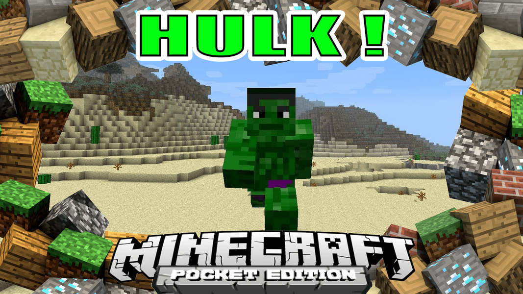 Hulk Games 3d Mod Minecraft - عکس برنامه موبایلی اندروید