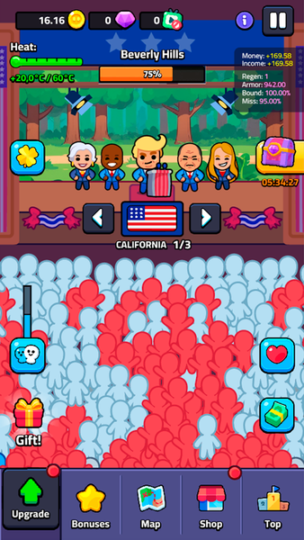 Election masters - Gameplay image of android game