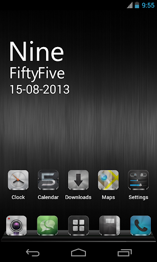 Metal Free(APEX NOVA GO THEME) - Image screenshot of android app